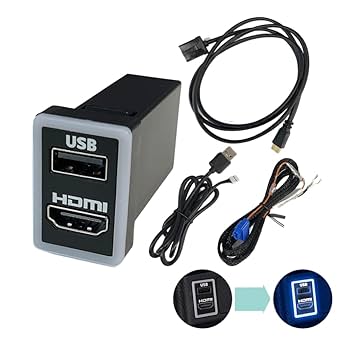 Amazon | [Rn3135] トヨタ アルパイン HDMI USB 変換ケーブル 車